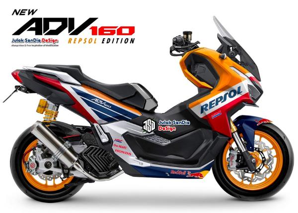 Xem trước Honda ADV 160 phiên bản Repsol đầy ấn tượng