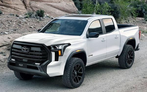 Chiêm ngưỡng Toyota Hilux thế hệ mới, cơ bắp như "đàn anh" Tundra