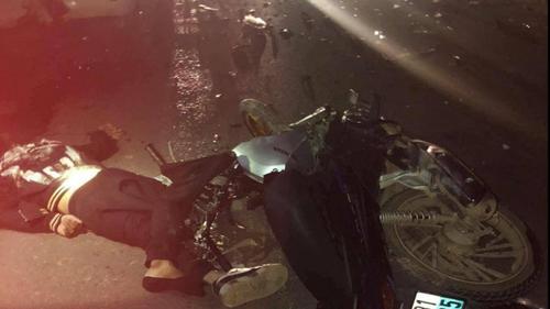 Va chạm giữa ô tô và xe máy đi ngược chiều nhau, 1 người tử vong tại chỗ