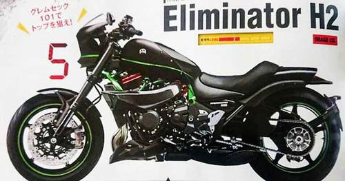 Kawasaki Eliminator H2 dự đoán sẽ khuấy động thị trường vào năm 2021