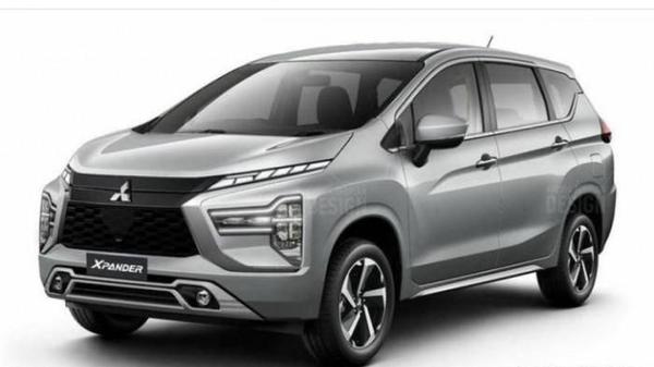 Ảnh phác thảo Mitsubishi Xpander 2022 với một số nâng cấp về ngoại hình