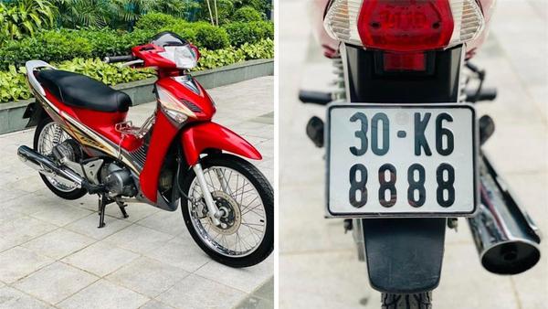 Honda Future Neo biển số tứ quý 8 rao bán với giá 168 triệu đồng tại Hà Nội