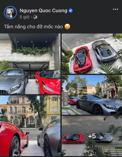 Cường Đô-la mang siêu xe chục tỷ ra "tắm nắng cho đỡ mốc"