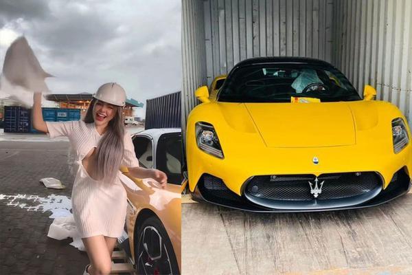 Ngắm Ngân 98 khui thùng Maserati MC20 Cielo "giá biệt thự"