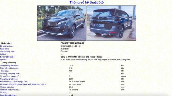 Peugeot 5008 phiên bản mới sẽ được thương hiệu cho ra mắt tại thị trường Việt Nam ?