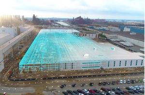 Nhà máy mới đang được xây dựng ở Dearborn, Michigan - nơi Ford đang bắt đầu sản xuất một phiên bản mới của F-150