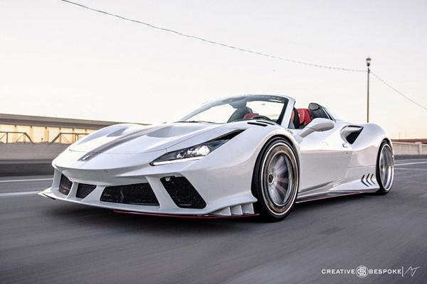 Ngắm siêu phẩm Ferrari F8 Spider với độ Bespoke Carbon 5 tỷ đồng