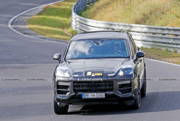 Phát hiện Porsche Cayenne 2022 chạy thử nghiệm tại Nürburgring