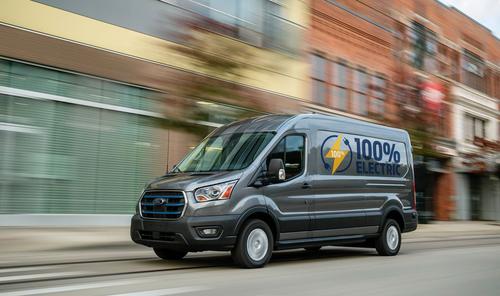 Ford E-Transit 2022 với động cơ điện khí hóa