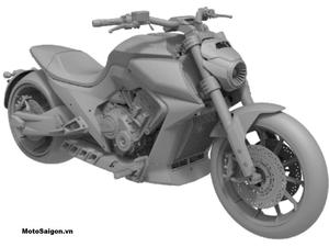 Benda LF01 với động cơ 4 xi-lanh 680cc khá giống Ducati Diavel