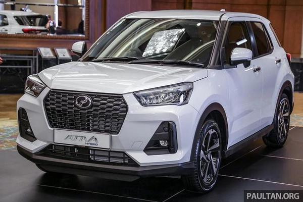 Perodua Ativa Hybrid mới với ngoại hình tương đồng Toyota Raize