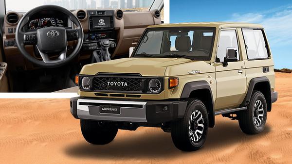 Toyota Land Cruiser 70 2024 bản facelift có tùy chọn trục cơ sở ngắn 3 cửa