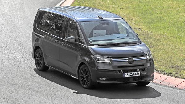 Volkswagen Transporter T7 2021 mới phát hiện chạy thử nghiệm tại đường đua Nurburgring