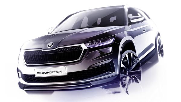 Skoda Kodiaq hé lộ bản xem trước, được nâng cấp đáng kể trước thềm ra mắt