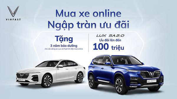 VinFast chính thức bán ô tô online, nhận ngay ưu đãi lên đến 100 triệu đồng