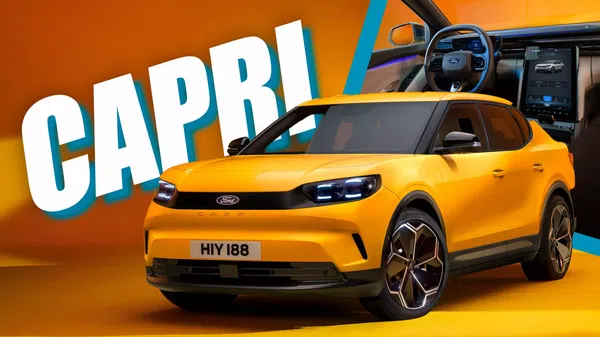 Ra mắt Ford Capri là phiên bản coup của Ford Explorer chạy điện