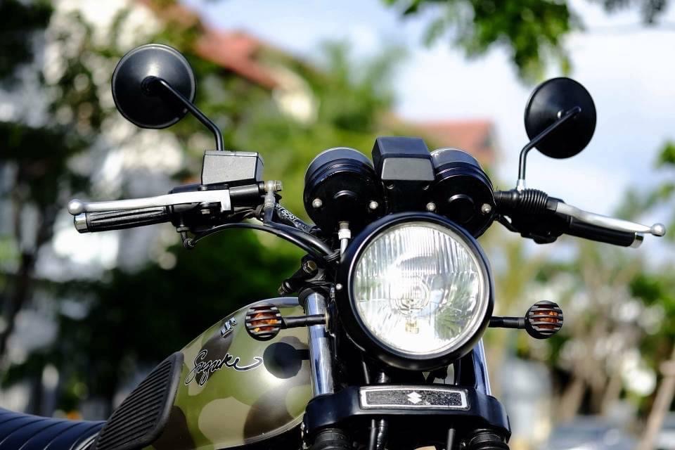 Suzuki GN250 độ thành ngựa chiến Suzuki Adventure