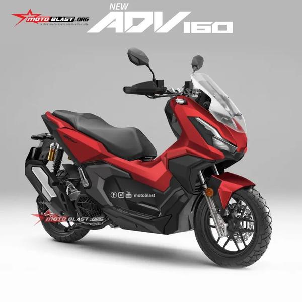 Rò rỉ thiết kế của mẫu xe ga địa hình Honda ADV 160 hoàn toàn mới