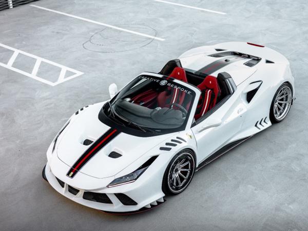 Ngắm siêu phẩm Ferrari F8 Spider với độ Bespoke Carbon 5 tỷ đồng