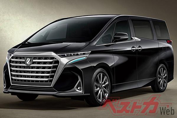 Ảnh phác thảo Toyota Alphard thế hệ mới với ngoại hình khác lạ
