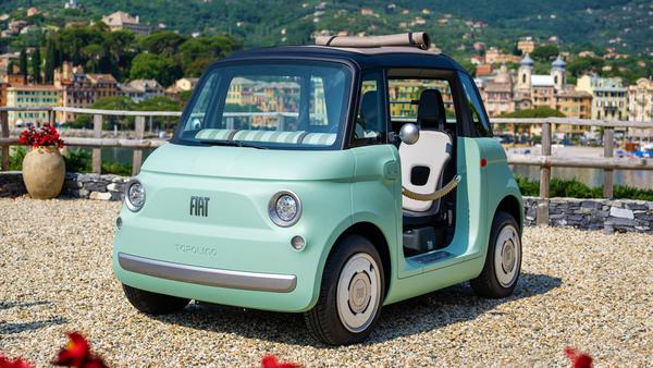 Fiat ra mắt Topolino ô tô điện dễ thương trẻ em có thể cầm lái