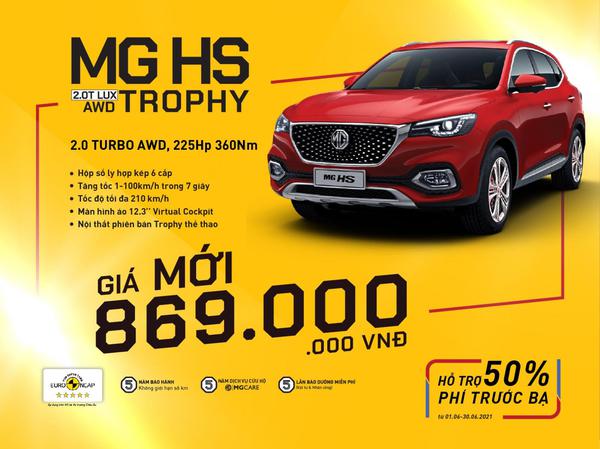 MG Việt Nam tung khuyến mãi khủng trong tháng 6, vừa ưu đãi trước bạ, vừa giảm giá niêm yết