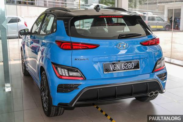 Hyundai Kona N Line 2021 ra mắt, sử dụng động cơ tăng áp 1.6L