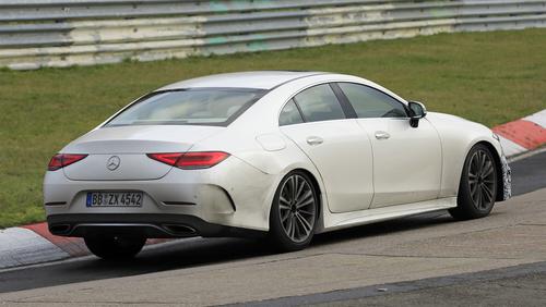 Mercedes CLS facelift 2022 mới được phát hiện chạy thử nghiệm