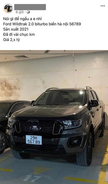 Ford Ranger biển "sảnh rồng" rao bán với giá hơn 2 tỷ đồng