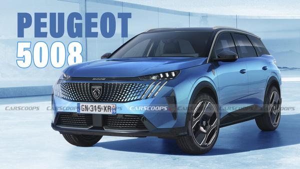 Xem trước thiết kế của Peugeot 5008 2024 với phiên bản chạy điện và hybrid mới