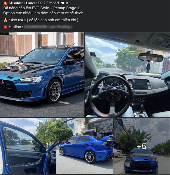 Mitsubishi Lancer độ JDM "hàng hiếm" rao bán với giá hơn 400 triệu sau 12 năm sử dụng