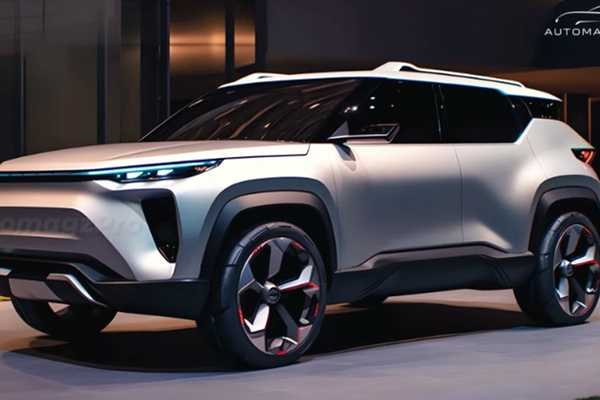 Ảnh phác hoạ thiết kế Toyota RAV4 phiên bản điện gây sốt