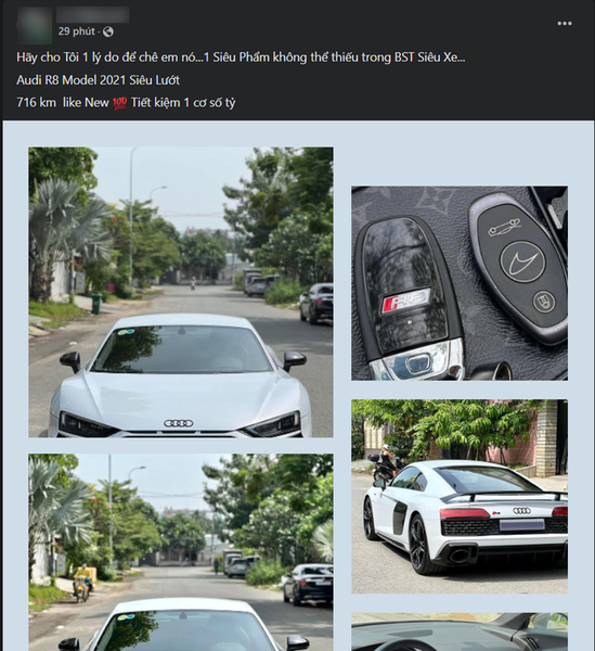 Audi R8 V10 Performance chạy siêu lướt được rao bán lại với giá "cực tốt"