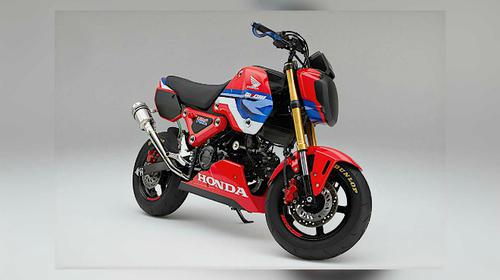 Honda MSX125 Grom HRC được thiết kế theo phong cách đường đua
