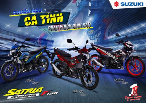 Suzuki Satria sẽ được bổ sung thêm màu sắc mới