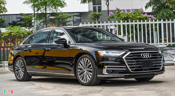 Soi chi tiết Audi A8 L 2021 nhập khẩu từ Mỹ về Việt Nam có giá 7 tỷ đồng