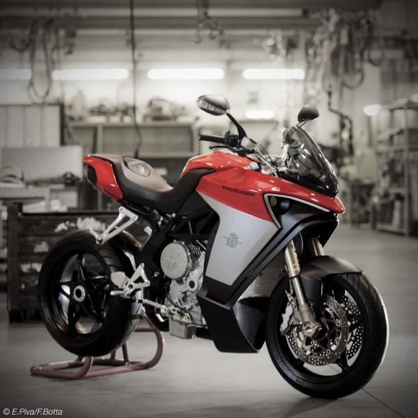 Các hình ảnh dự đoán về mẫu xe Adventure thế hệ mới của MV Agusta