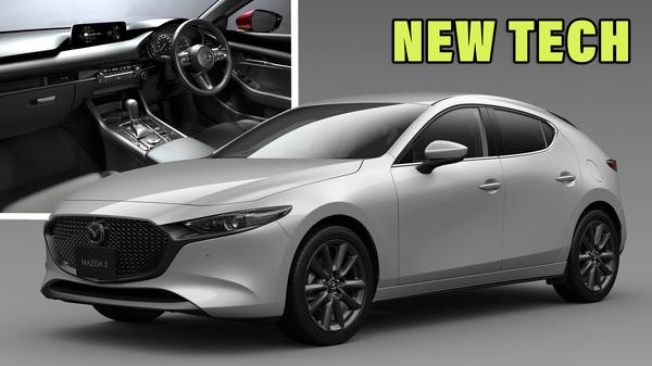 Mazda 3 2024 được cập nhất với màn hình lớn hơn, sạc không dây