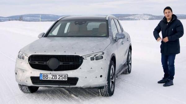 Trải nghiệm Mercedes-Benz GLC 2022 chưa ra mắt, được trang bị công nghệ đánh lái bốn bánh