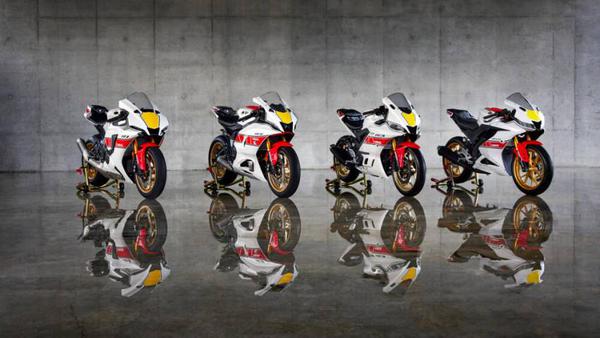 Yamaha ra mắt phiên bản kỷ niệm 60 năm cho các mẫu sportbike YZF-R1, R7, R3 và R125