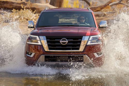 Nissan Armada 2021 với diện mạo sắc nét cùng sự xuất hiện của logo mới