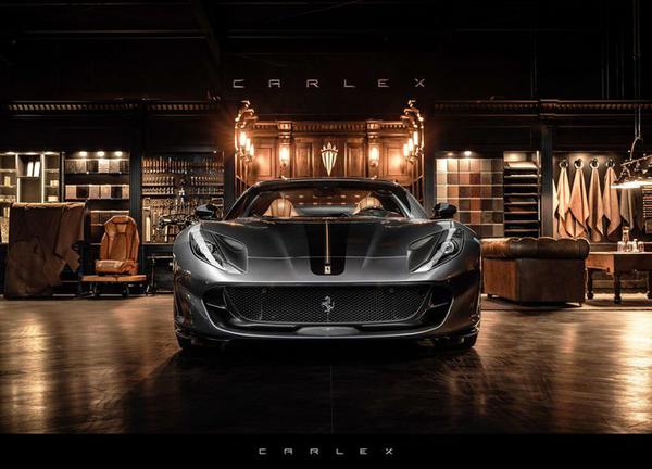 Ferrari 812 GTS với nội thất sang trọng có 1-0-2 từ hãng Carlex Design