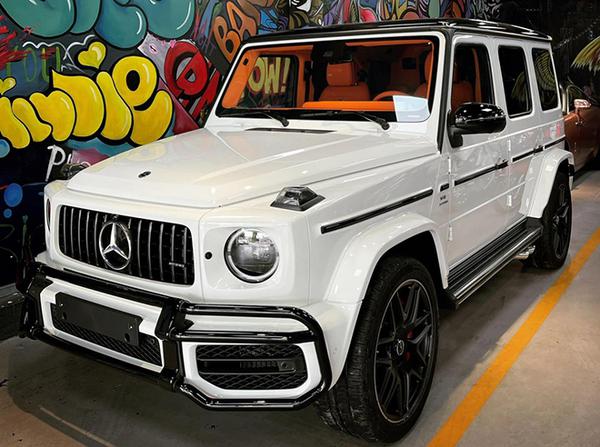 Xuất hiện Mercedes-AMG G63 tại Việt Nam độ nội thất tone màu cam Hermes