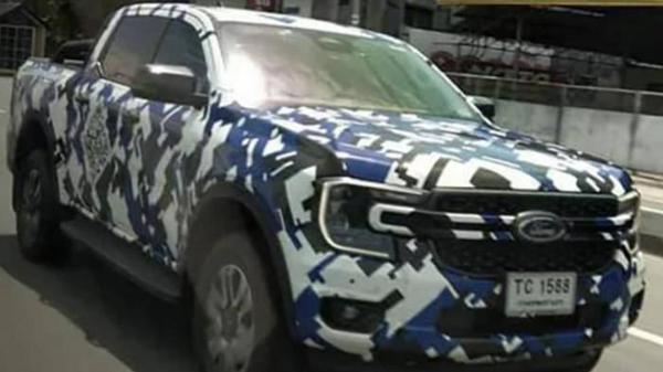 Ford Ranger 2022 bắt gặp lăn bánh trên phố, ngoại hình tương tự F-150