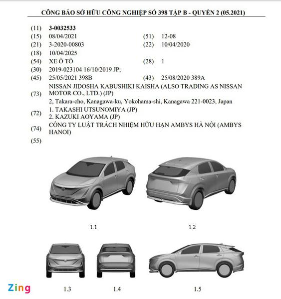 Nissan Ariya đăng ký bản quyền tại Việt Nam, chiếc xe điện sẽ cạnh tranh cùng VinFast VF e35 tại Mỹ