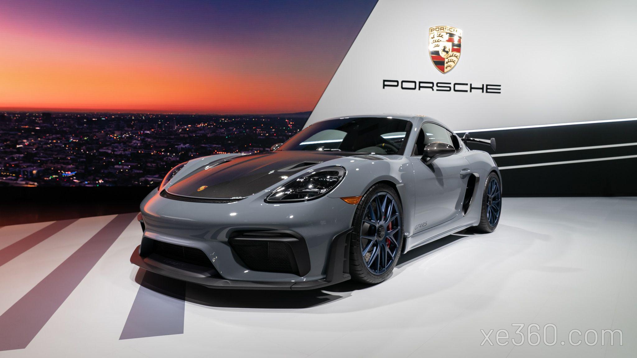 Chiêm ngưỡng Porsche 718 Cayman GT4 RS vừa ra mắt tại Los Angeles Auto Show  2021 - Xe 360